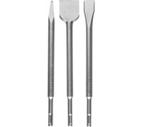 Bosch SDS Plus Power Tool Chisel Set 3 Piece For Concrete And Masonry 2607019457