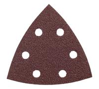 BOSCH SDTR120 3-3/4 In. 120 5-Piece Grit Detail Sander Abrasive Triangles for Wood Brown
