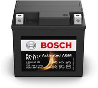 Bosch FA111 - AGM Motorcycle Battery - 12V 70A 4Ah - Suitable for Motorcycles, Motorbikes, Enduros, Scooters, Quads, Jet Skis - Compatible M6004, BTX5L-BS, BTX5L