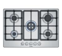 Bosch Serie 4 PGQ7B5B90 hob Stainless steel Built-in 75 cm Gas 5 zone(s)