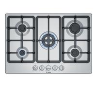 Bosch Serie 4 PGQ7B5B90 75cm Gas Hob - Stainless Steel