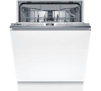 Bosch Serie 4 SMH4HVX00G Integrated Full Size Dishwasher - Stainless Steel Control Panel with Sliding Door Hinge Kit - D Rated, Stainless Steel