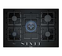 Bosch Serie 6 Built-In 5 Burner Gas Hob - Black | PPQ7A6B90