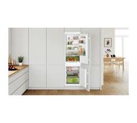 Bosch Series 2 KIN86NSE0G Integrated 60/40 Frost Free Fridge Freezer with Sliding Door Fixing Kit - White - E Rated, White