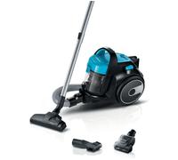 Bosch Series 2 BGS05BU2GB Bagless Cylinder Vacuum Cleaner with Mini AirTurbo Nozzle, Suitable for Hardfloor, Carpet & Car, Compact & Lightweight, 700W, 1.5L, Turquoise