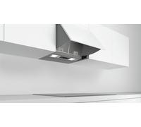 Bosch Serie 2 DEM66AC00B cooker hood Semi built-in (pull out) Silver 625 m³/h
