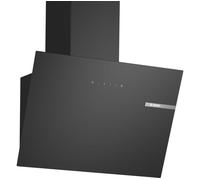 Bosch DWK65DK60B Series 2, Wall-mounted cooker hood 60 cm clear glass black printed