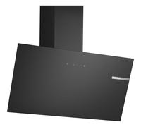 Bosch Chimney Cooker Hood DWK85DK60B Series 2 80cm Angled Black Glass