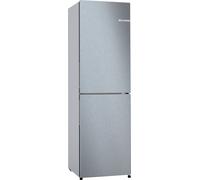 Bosch Series 2 KGN27NLEAG 182cm 50/50 Frost Free Fridge Freezer - Stainless Steel Effect - E Rated, Stainless Steel