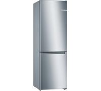 Bosch Series 2 KGN33NLEBG 176cm 60/40 Fridge Freezer - Stainless Steel look - E Rated, Stainless Steel