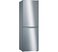 Bosch Serie 2 KGN34NLEAG fridge-freezer Freestanding 300 L E Grey, Stainless steel