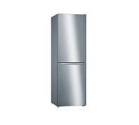 Bosch Serie 2 KGN34NLEAG fridge-freezer Freestanding 300 L E Grey, Stainless steel