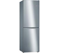 Bosch Series 2 KGN34NLEAG 186cm 50/50 Total No Frost Fridge Freezer - Stainless Steel Effect
