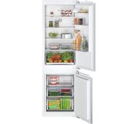 Bosch Series 2 KIN86NFE0G 177cm 60/40 Integrated Frost Free Fridge Freezer with Fixed Door Hinge - White - E Rated, White
