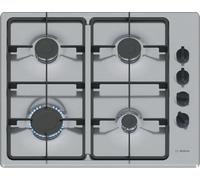 Bosch Series 2 PBP6B5K60 58cm Gas Hob - Stainless Steel, Stainless Steel