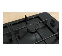 Bosch Series 2 PBP6B6K60 60cm Gas Hob with 4 burners 2 Cast iron finish sup