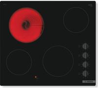 Bosch Home & Kitchen Appliances Bosch PKE611CA3E Electric hob, 60 cm, Black, Built in, Serie 2