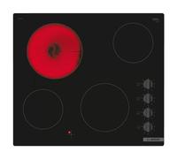 Bosch Home & Kitchen Appliances Bosch PKE611CA3E Electric hob, 60 cm, Black, Built in, Serie 2
