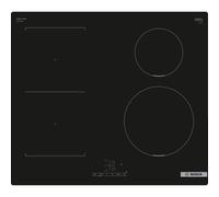 Bosch Series 4 PWP611BB5B Induction Hob with TouchSelect, CombiZone, PowerBoost and Timer Switch Off, Integrated, Black, 60cm wide