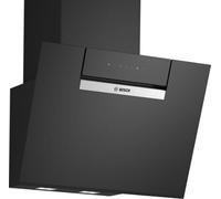 Bosch Chimney Cooker Hood DWK67FN60B Series 4 60cm Angled Glass Black
