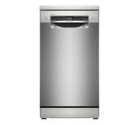 Bosch Series 4 Freestanding Slimline Dishwasher - Smart Wi-Fi, Brushe SPS4HMI49G [EEK: E]
