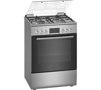 Bosch Series 4 HXN390D50L cooker Freestanding cooker Gas Black Stainless steel A