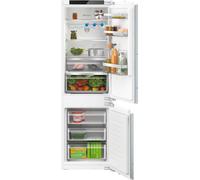 Bosch Series 4 KIN86VFE0G 177cm 60/40 Integrated Frost Free Fridge Freezer with Fixed Door Hinge - White - E Rated, White