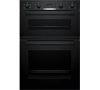 Bosch Series 4 MBA533BB3B Black Built-In Double Oven