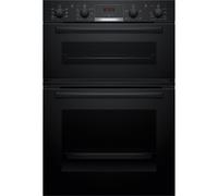 Bosch Series 4 MBA533BB3B Built In Electric Double Oven - Black