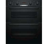 Bosch Series 4 NBS533BB0B Black Built-In Under Counter Double Oven