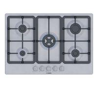 Bosch PGQ7B5K90 Series 4 75cm 5 Burner Gas Hob Brushed Steel Wok Burne