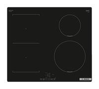 Bosch Series 4 PWP611BB5B Induction Hob with TouchSelect, CombiZone, PowerBoost and Timer Switch Off, Integrated, Black, 60cm wide
