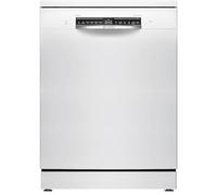 Bosch Series 4 SMS4EKW06G Freestanding Dishwasher, 60cm, White | AutoAir Dry, 6 programmes, Vario Flex baskets, 5 options, 42dB, 9L, 14 place settings, silence Plus 42dB