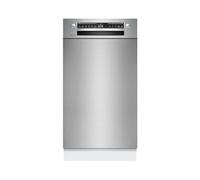 Bosch Series 4 SPU4HMS10E, Smart Undermount Dishwasher 45 cm, Cutlery Tray, Extra Drying, SpeedPerfect Plus, Hygienic Cleaning, Programming Massive, Height Adjustable Top Basket, Stainless Steel