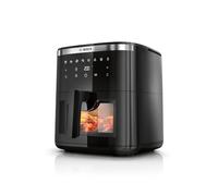 Bosch Series 6 Air Fryer XXL, MAF671B0GB, 7.2 L Capacity, 7 Presets Programmes, Illuminated Viewing Window, Shake Alarm, Intuitive Digital Touchscreen, Up to 65%* Faster Cooking, Black