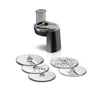 Bosch Series 6 MUZS68VL VeggieLove Set for Series 8 OptiMUM and Series 6 stand mixers, Continuous-Feed Shredder with 5 Discs, in Black
