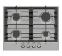 CP6A5I90 Serie 6 58cm 4 Zone Gas Hob - Stainless Steel
