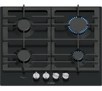 Bosch Series 6 PCP6A6I90 58cm Gas Hob - Black, Black