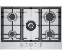 Bosch PCQ7A5I90 75cm Gas Hob - Stainless Steel, Stainless Steel