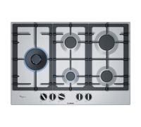 Bosch Serie 6 PCS7A5I90 hob Stainless steel Built-in 75 cm Gas 5 zone(s)