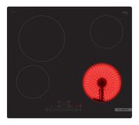 Bosch Series 6 PKE611FP2E Raised Black Built-in 60 cm Ceramic 4 Zone(s)