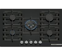 Bosch Series 6 PPQ7A6I40 75 cm Gas Hob - Black, Black