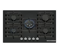 Bosch Serie 6 PPQ7A6I40 hob Black Built-in 75.2 cm Gas 5 zone(s)