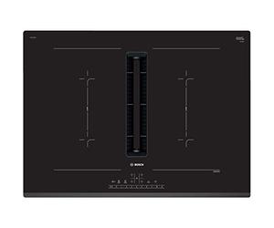 Bosch Series 6 PVQ731F15E 71cm Induction Hob - Black - For Ducted/Recirculating Ventilation
