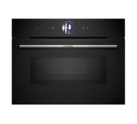 Bosch CMG7361B1B Series 8 Built In Compact Electric Single Oven with M