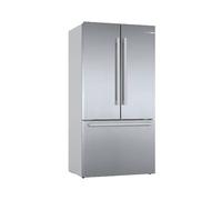Bosch Series 8 KFF96PIEP Stainless Steel Freestanding Side-By-Side Fridge-Freezer - Plumbed-In Ice & Water