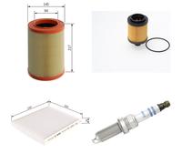 Bosch Service Kit with Air, Oil & Cabin Filters and Sp fits Alfa Romeo Giulietta