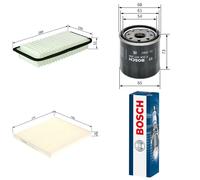Bosch Service Kit with Air, Oil & Cabin Filters and Sp fits Toyota Corolla Verso