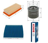 Bosch Service Kit with Air, Oil & Cabin Filters and Spar fits Hyundai Accent III