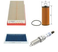 Bosch Service Kit with Air, Oil & Cabin Filters and Spark fits Mercedes-Benz Gle